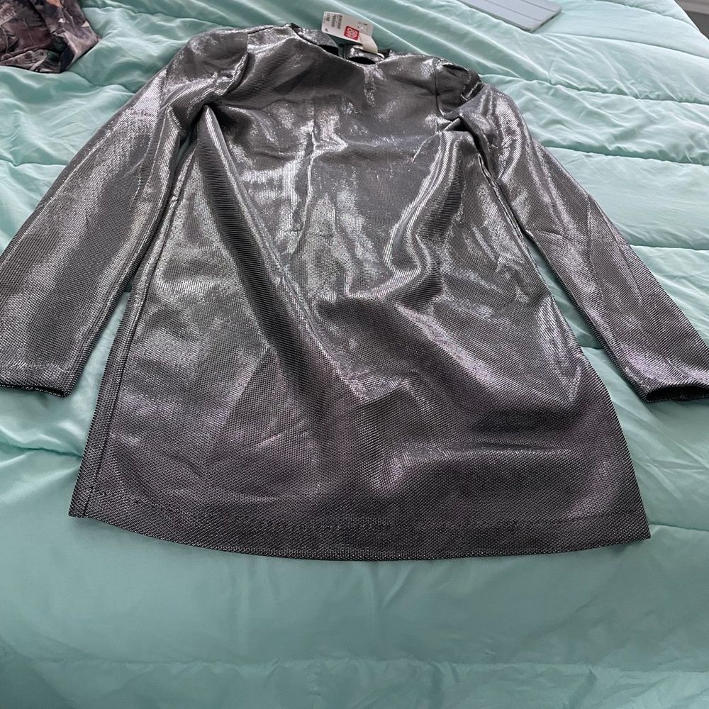 Silver shimmer dress